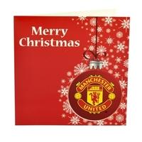 Man Utd Xmas Cards (baubles)