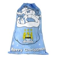 Man City Santa Present Sacks (non Woven-present)