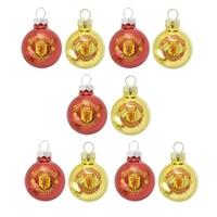 Man Utd Xmas Logo Baubles