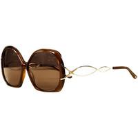 mauboussin thirty caramel sunglasses womens sunglasses in brown