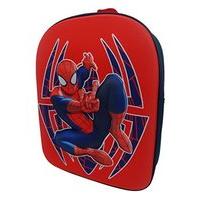 Marvel Spiderman Eva 3d Effect Backpack Boys School Bag Red 9 Litres