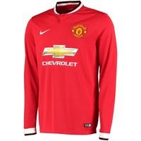 Manchester United Home Shirt 2014/15 - Long Sleeve - Kids