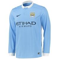 manchester city home shirt 201516 long sleeve sky blue