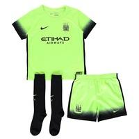 Manchester City 3rd Kit 2015/16 - Little Kids Green