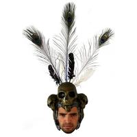 Mask Helmet Wanka Tanka With Feathers