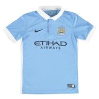 Manchester City Home Shirt 2015/16 - Kids Sky Blue