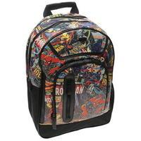 marvel black backpack mens