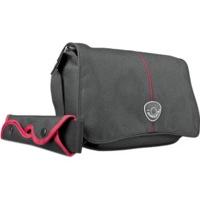 mantona cool bag blackred