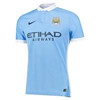 Manchester City Home Match Shirt 2015/16 Sky Blue
