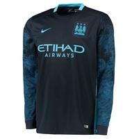 Manchester City Away Shirt 2015/16 - Long Sleeve