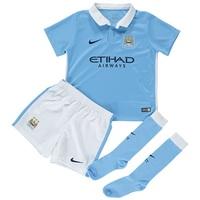 Manchester City Home Kit 2015/16 - Little Kids Sky Blue