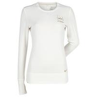 manchester city nike sport crew t shirt long sleeve womens white