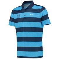 Manchester City Victory Bold Stripe Polo Blue