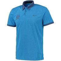 Manchester City Modern Fit Transition Heather Polo Lt Blue
