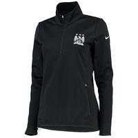 Manchester City Thermal 1/2 Zip Top - Womens Black