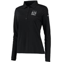 Manchester City Victory Polo - Long Sleeve - Womens Black