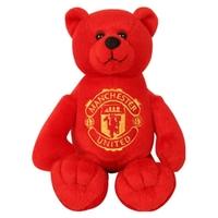 manchester united fc red amp black beanie bear