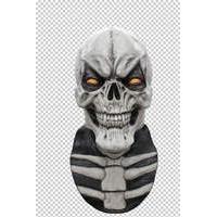 mask head neck skull grinning white