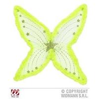 Maxi Green Glitter Wings With Marabou 74x80cm Accessory For Fairy Tale Fancy