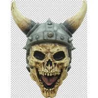 mask head skull viking design