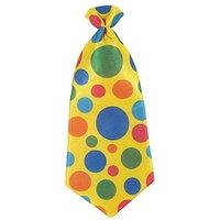 Maxi Clown Tie Accessory For Circus Fancy Dress