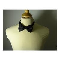 Marks & Spencer Black Satin Bow Tie