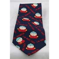 Mad Dogs & Englishmen navy & red Cartman silk tie