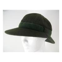 Mackenzie Philps Limited Bottle Green Wool Gamekeepers Hat Size Large