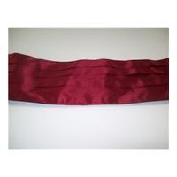 Marks & Spencer Burgundy Silk Cummerbund