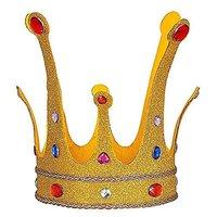 Maxi Glitter Crowns With Gems Bendable Accessory For Fancy Dress