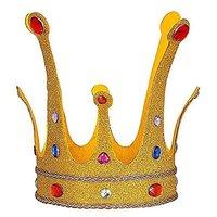 maxi glitter crowns with gems bendable accessory for fancy dress