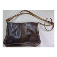 marbled brown small handbag GIGI - Size: S - Brown - Handbag