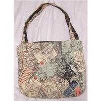 Map design shopper bag Unbranded - Size: Not specified - Beige - Shopper bag
