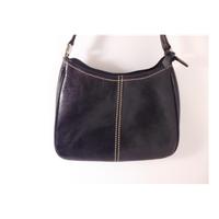 Marks & Spencer Navy Leather Mini Handbag
