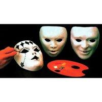 mask paintable white plastic party masks eyemasks disguises for masque ...