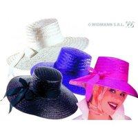 Mayfair Lady Straw Dress-up Fun Hats Caps & Headwear For Fancy Dress Costumes