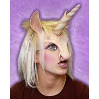 Mask Head Piece Unicorn With Horn