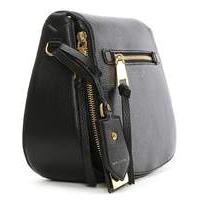 Marc Jacobs Black Leather Saddle Bag