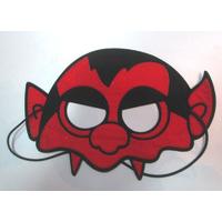 Mask Eye Devil In Red & Black