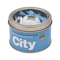 Man City FC Gift Ball And Tee Set