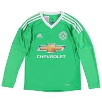 Manchester United Away Goalkeeper Shirt 2017-18 - Kids, Green