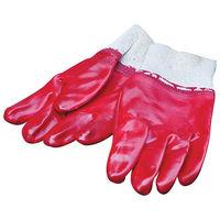 Machine Mart Red Rubber Gloves One Size