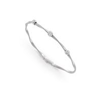 marco bicego marrakech 18ct white gold 035ct diamond bangle