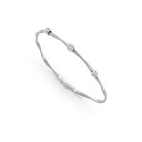 marco bicego marrakech 18ct white gold 015ct diamond bangle