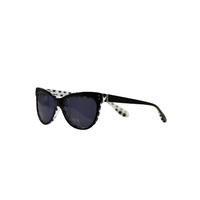 Mauboussin Eyewear Vintage 9 Black and White with Black Dots Sunglasses