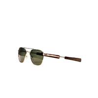 Mauboussin Eyewear Fifty Seven Shining Gold & Scale & Brown Lens Sunglasses