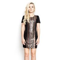 Madam Rage Sequin Panel Bodycon Dress