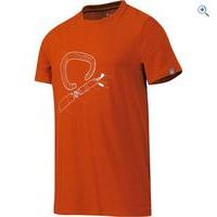 mammut mens sloper t shirt size m colour orange