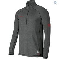 mammut mens trovat pro half zip longsleeve size xl colour black