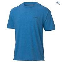 marmot mens goat rock tee ss size xl colour blue